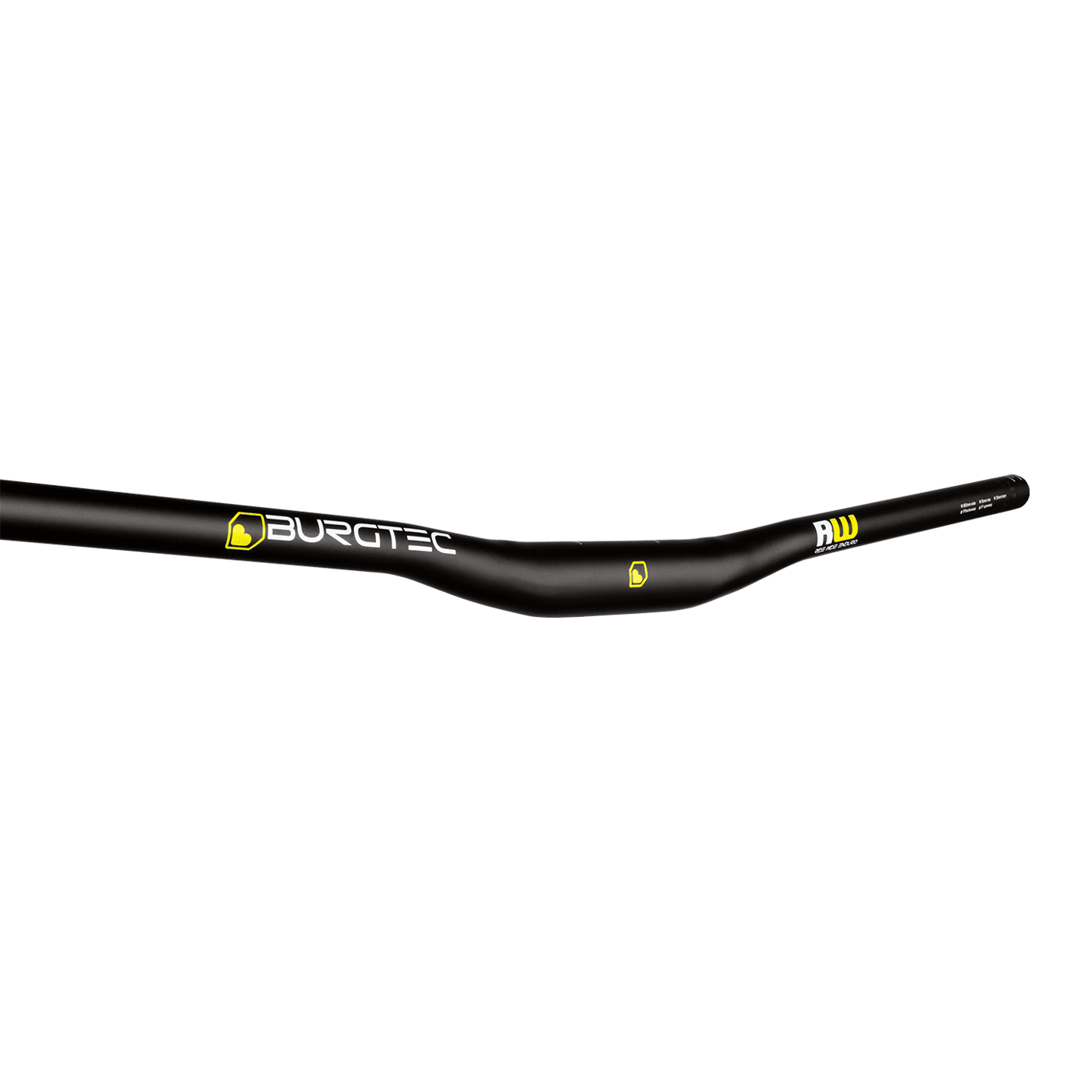Kierownica BURGTEC RIDE WIDE ENDURO Rise 15mm 800mm czarna