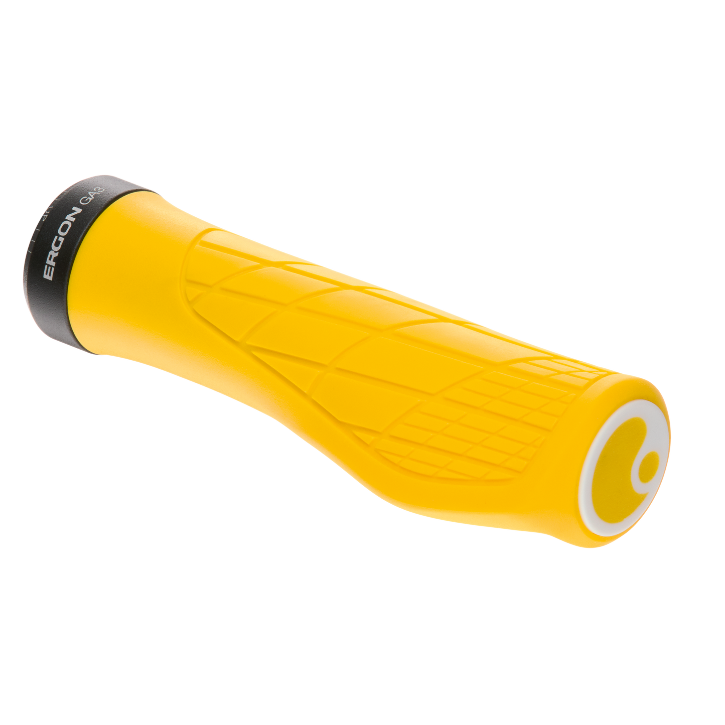 ERGON GA3 Lock-On-grepp 135 mm Gult