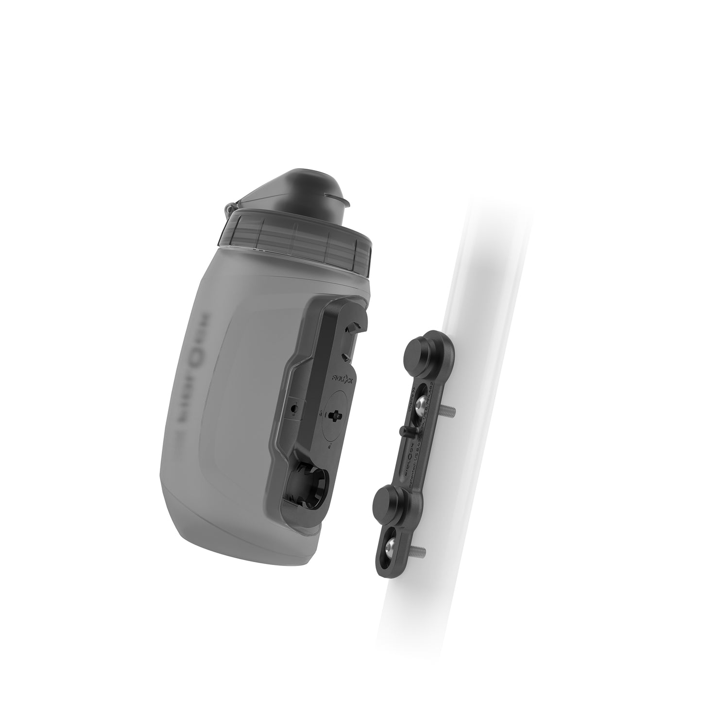 Flask- och flaskhållarsats FIDLOCK TWIST BIKE BASE 450 ml Smoked