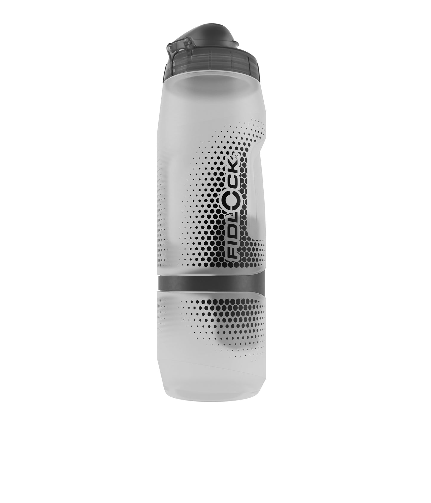 Flask- och flaskhållarsats FIDLOCK TWIST BIKE BASE 800 ml Transparent