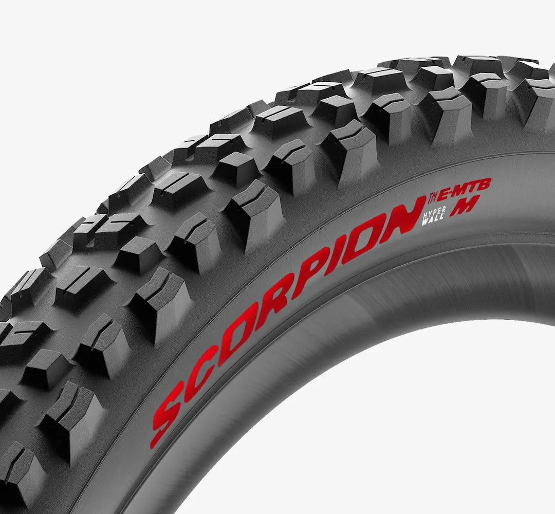 PIRELLI SCORPION E-MTB M 27.5x2.6 Tubeless Ready Soft Black/Red däck 4356000