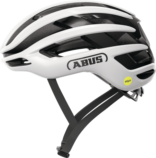 Kask szosowy ABUS AIRBREAKER 2.0 MIPS biały błyszczący