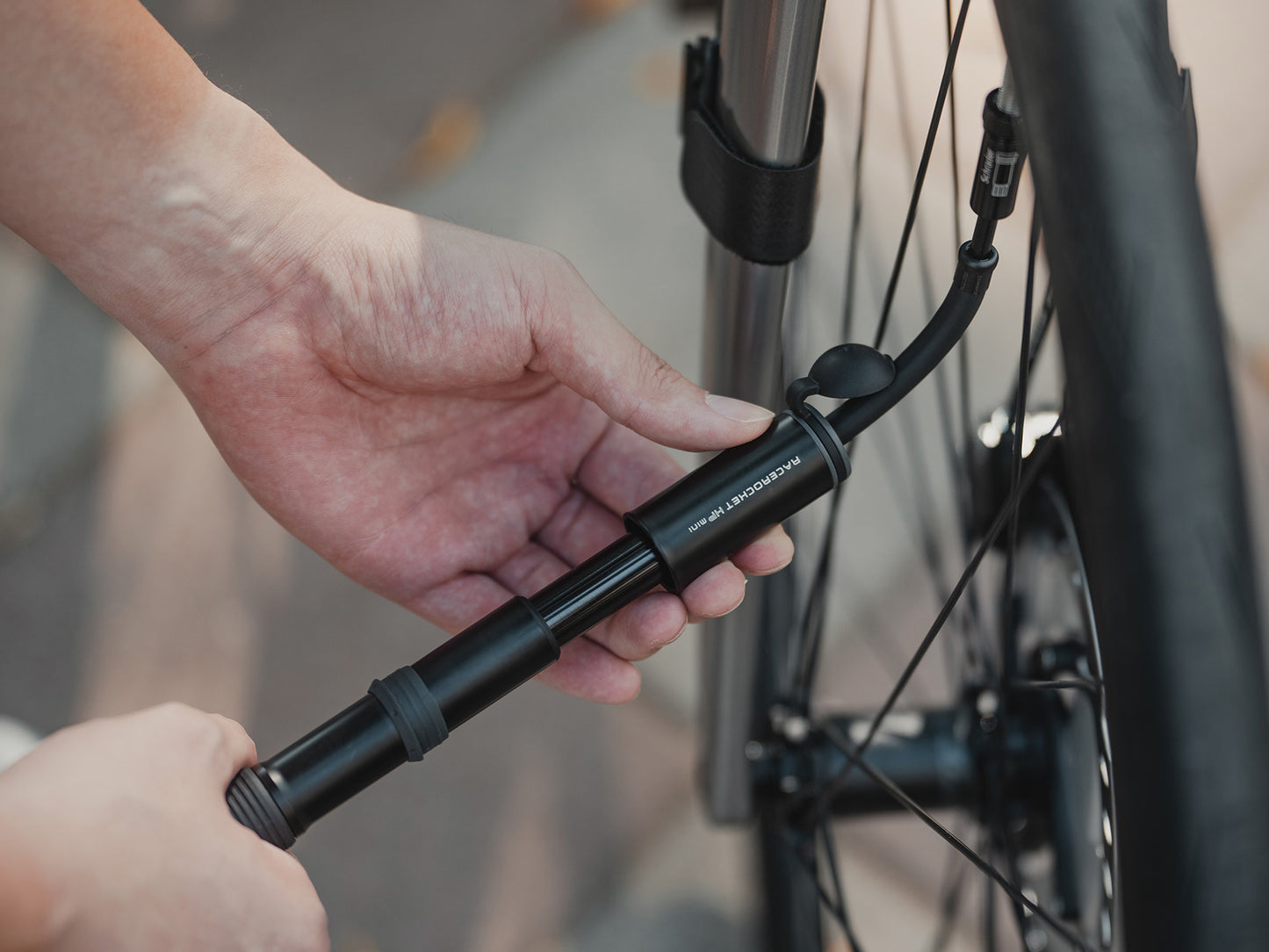 TOPEAK RACEROCKET HP Mini Gold handpump