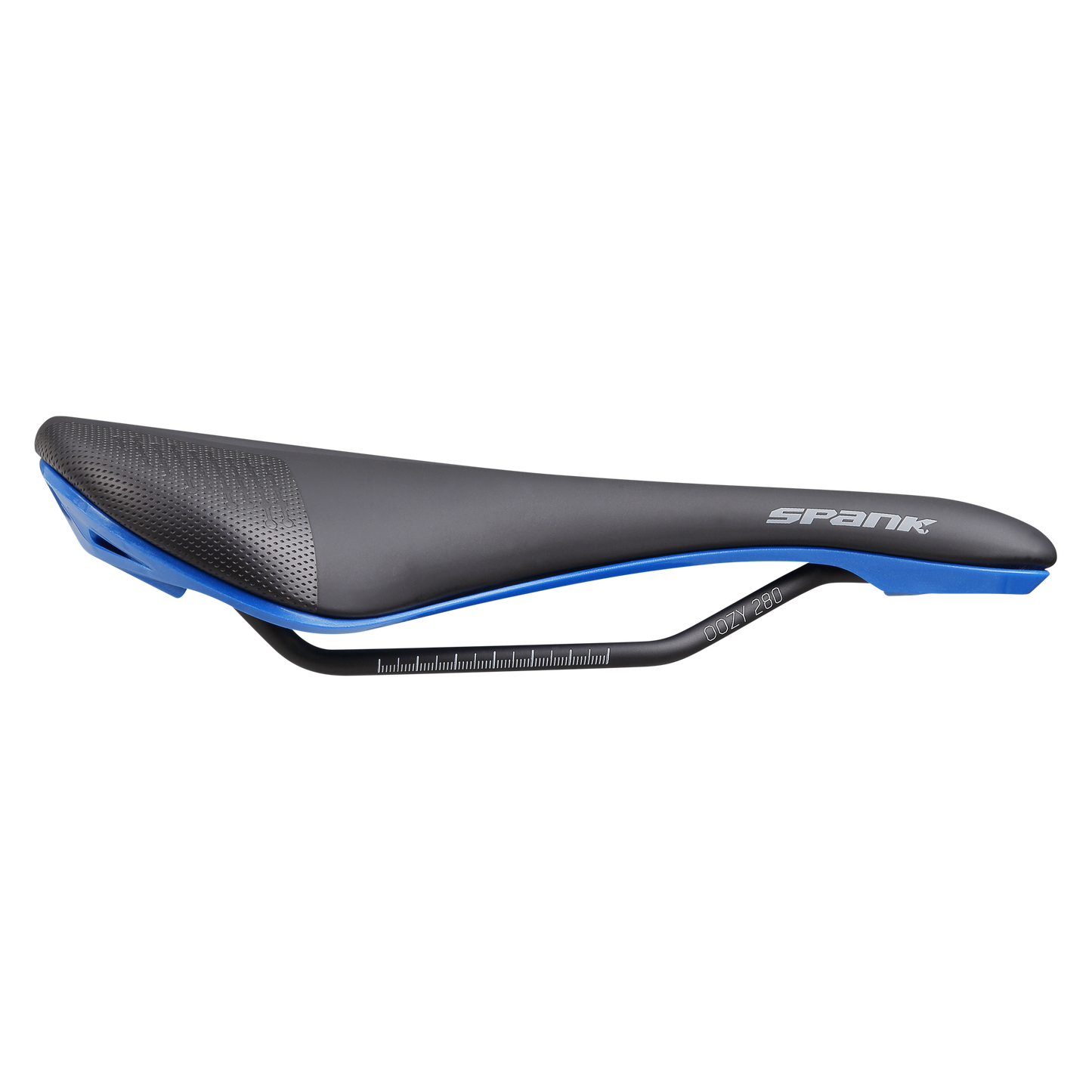 SPANK OOZY 280 144 mm sadel CrMo skenor Blå