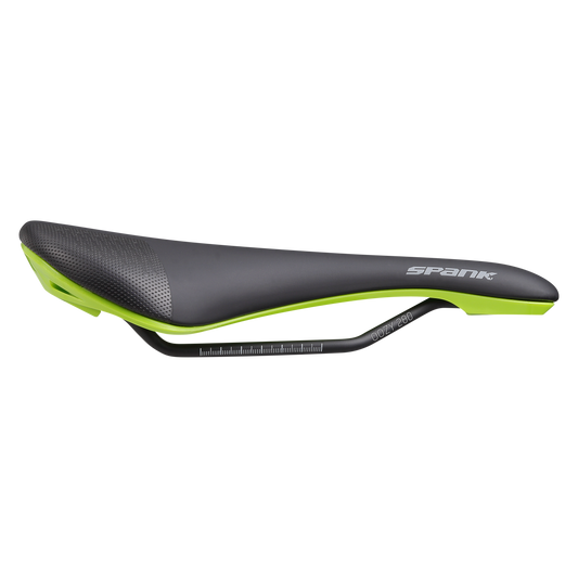 Siodełko SPANK OOZY 280 144mm Szyny CrMo Zielony