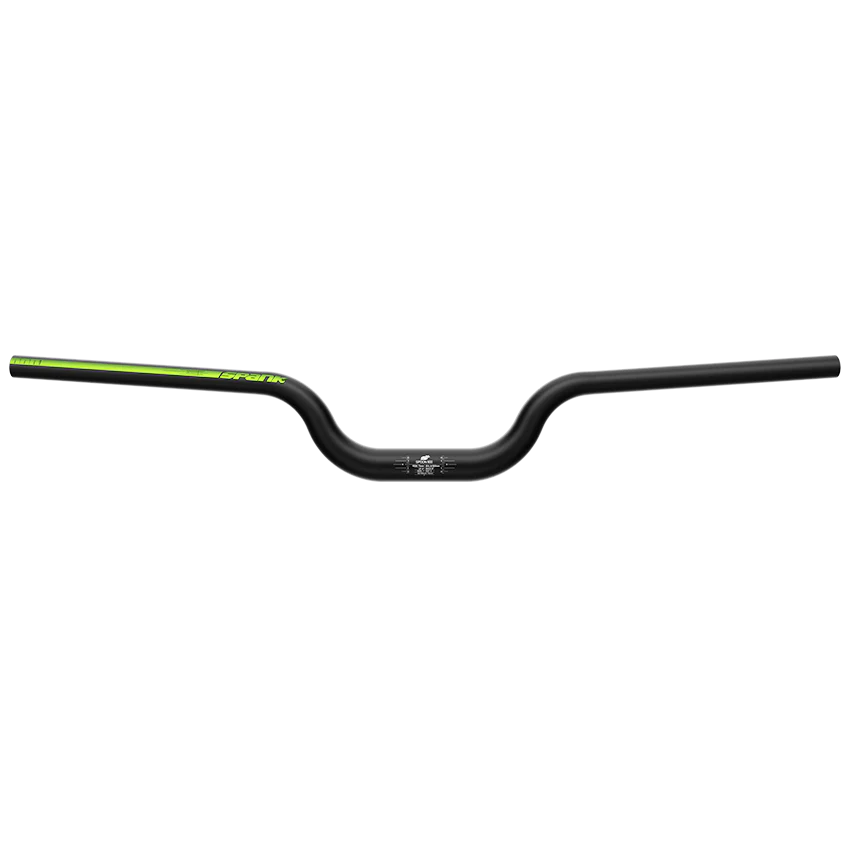 Cintre SPANK SPOON 800 Rise 75mm 800mm Noir/Vert