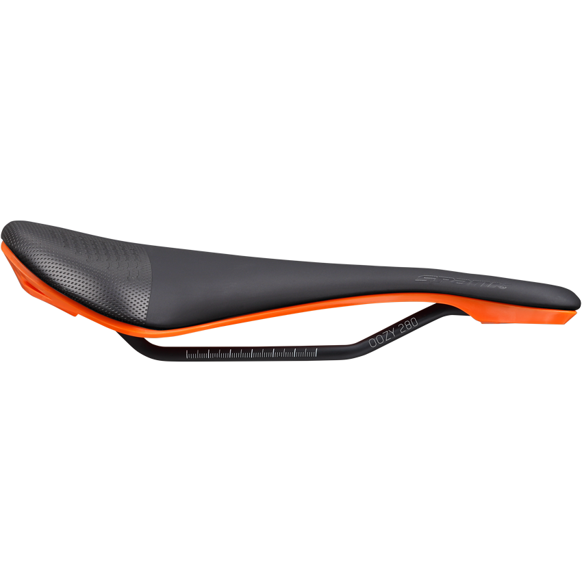 SPANK OOZY 280 144 mm sadel CrMo skenor Orange