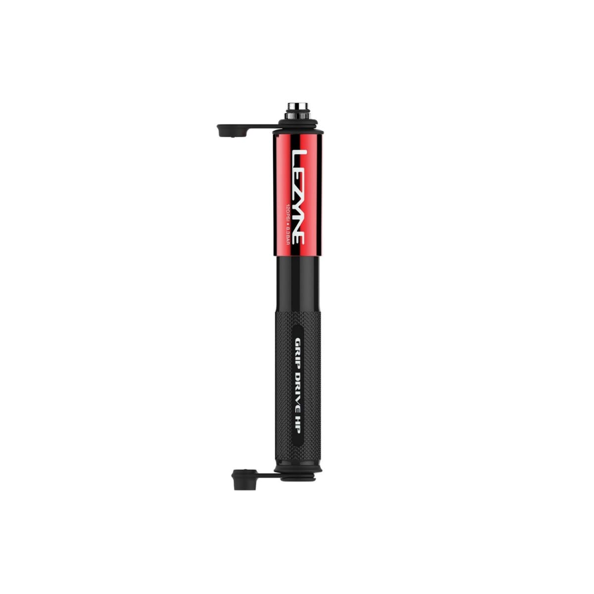 LEZYNE GRIP DRIVE HP MINI håndpumpe rød