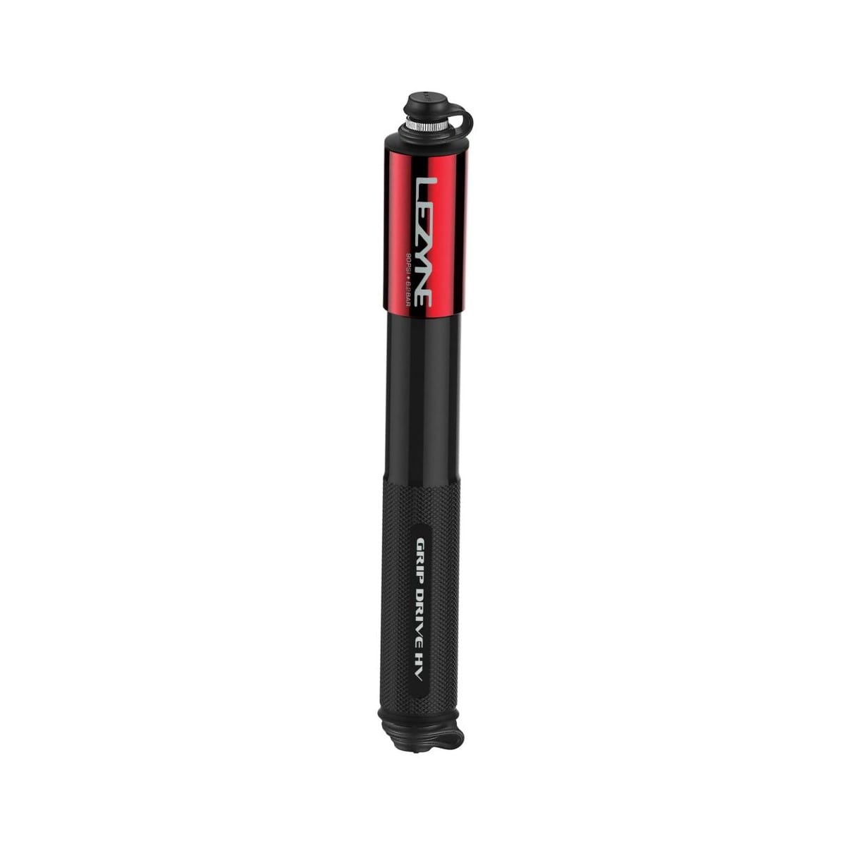 Ruční pumpa LEZYNE GRIP DRIVE HV MINI červená
