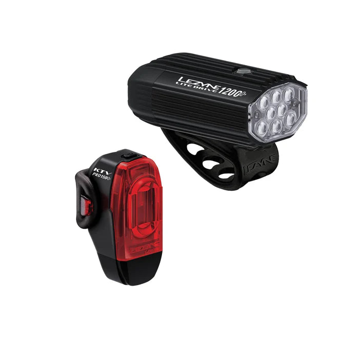 Přední a zadní světla LEZYNE LITE DRIVE 1200+ / KTV DRIVE PRO+