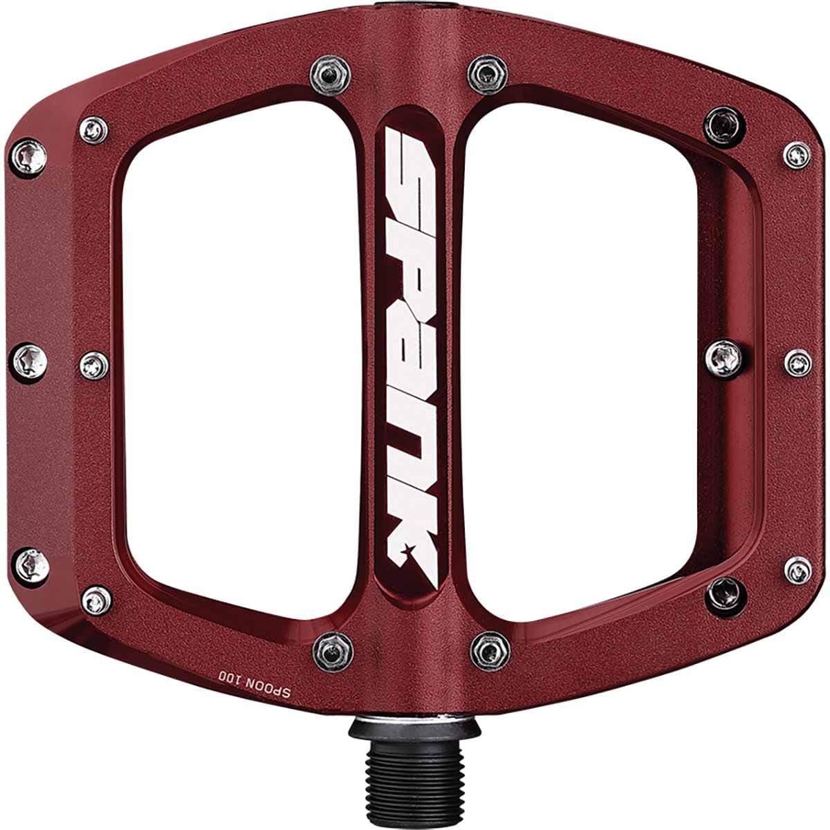 SPANK SPOON REBOOT M røde flade pedaler