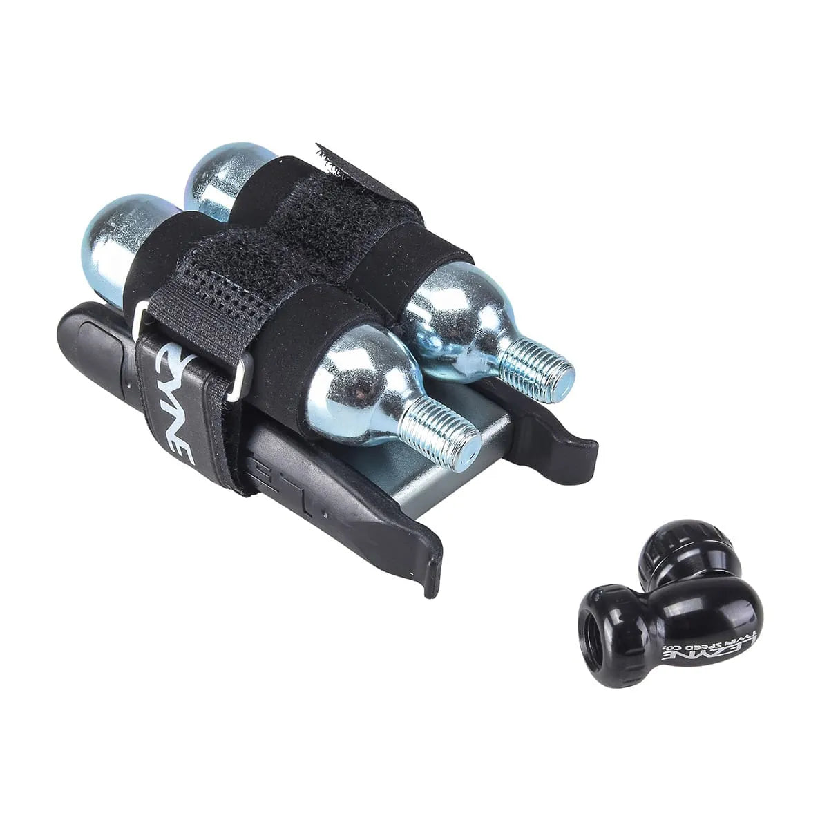 LEZYNE TWIN KIT CO2-tändstift + 16 g gängad CO2-patron (x2)