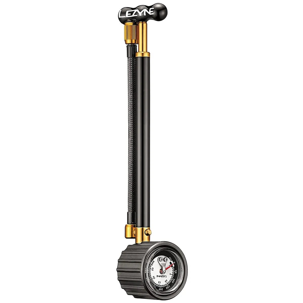 LEZYNE SHOCK DRIVE Højtrykspumpe til affjedring Sort