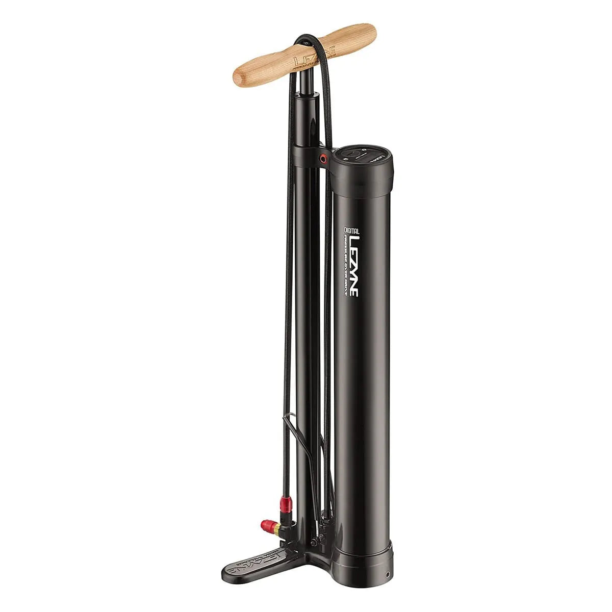 LEZYNE DIGITAL PRESSURE OVER DRIVE nožní pumpa černá