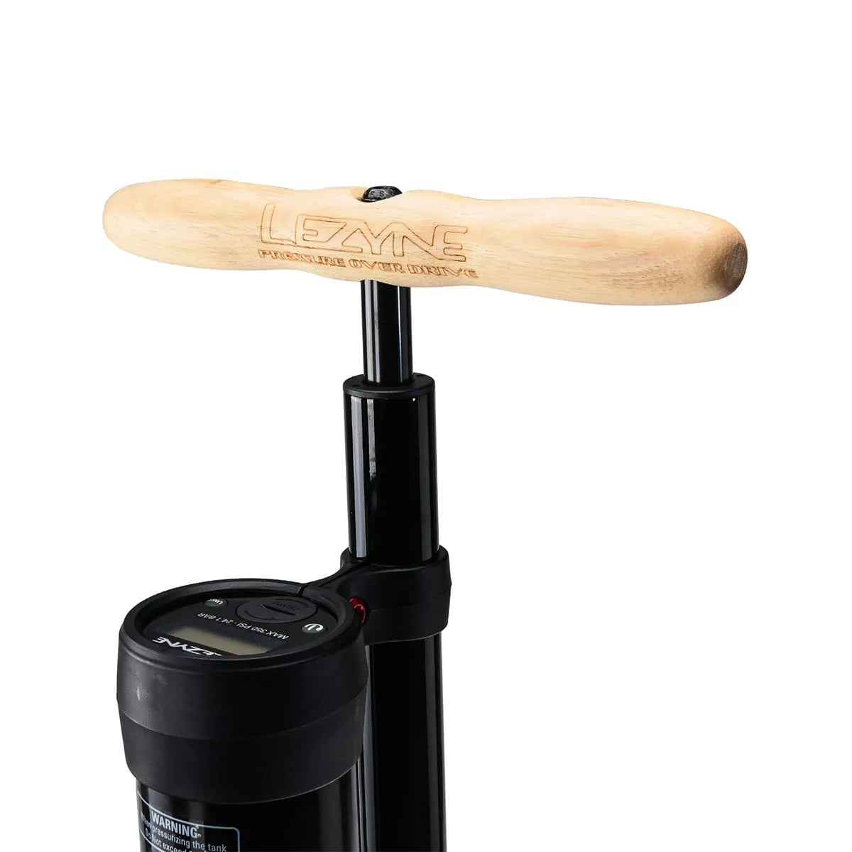 LEZYNE DIGITAL PRESSURE OVER DRIVE nožní pumpa černá