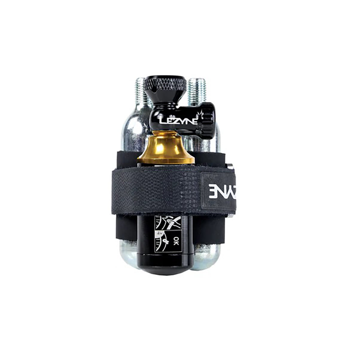 Bezdušová opravná sada CO2 LEZYNE BLASTER + 5 knotů + 2x kartuše CO2