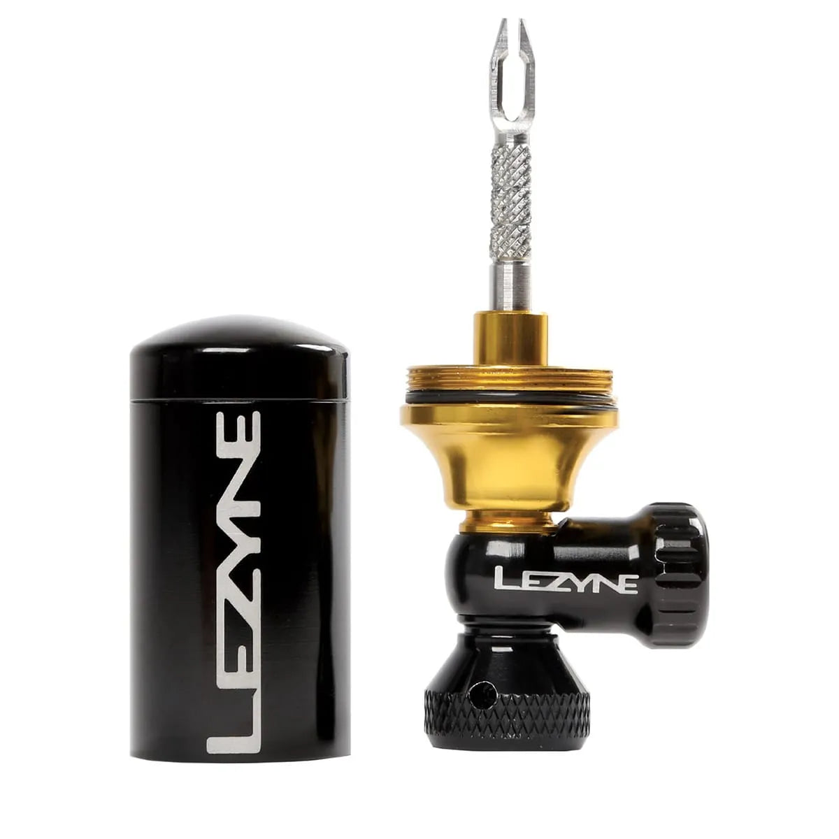 Slangeløst CO2 LEZYNE BLASTER-reparationssæt + 5 bits