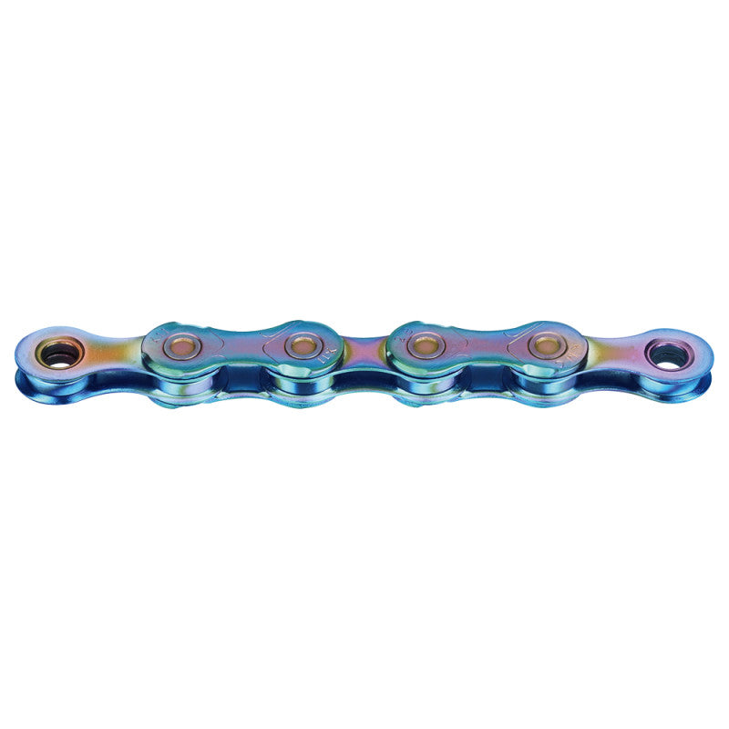 KMC X11 11-speed kæde Aurora Blue Waxed