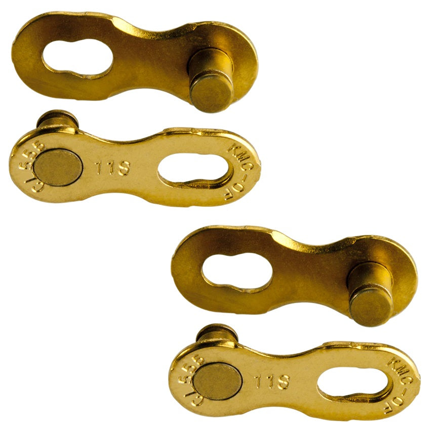 KMC 11R Ti-N Gold snabbspännen för KMC 11V-kedjor (x2)