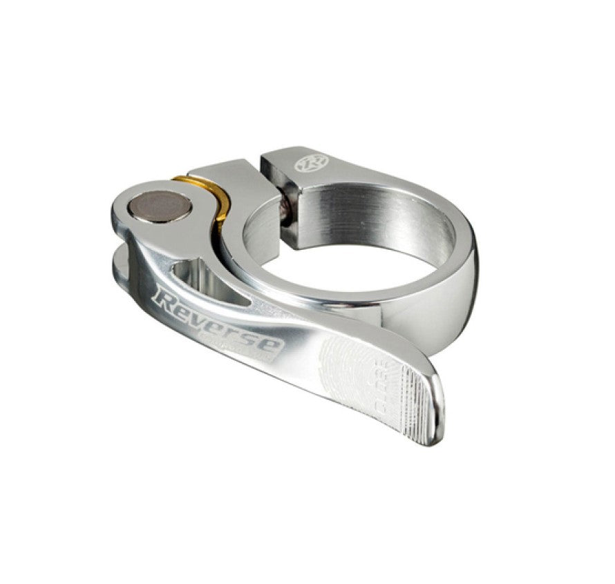 REVERSE COMPONENTS LONG LIFE Zacisk siodełka Quick Release Matte Silver