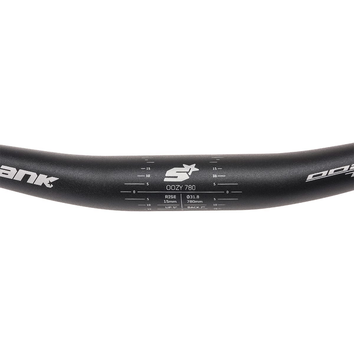 SPANK OOZY TRAIL 780 VIBROCORE Rise 15mm 780mm Sort bøjle