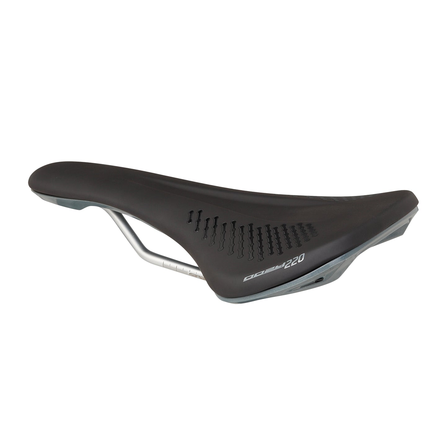 Selle SPANK OOZY 220 144mm Rails CrN/Ti Gris