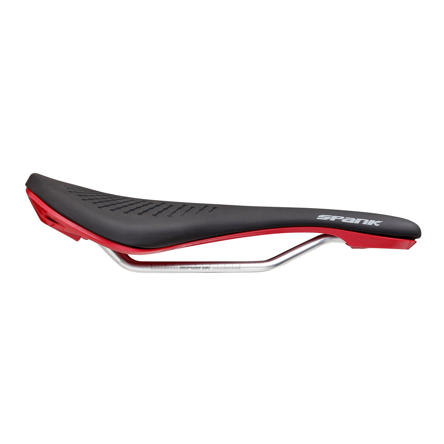 SPANK OOZY 220 144mm Sadel CrN/Ti Skinner Rød
