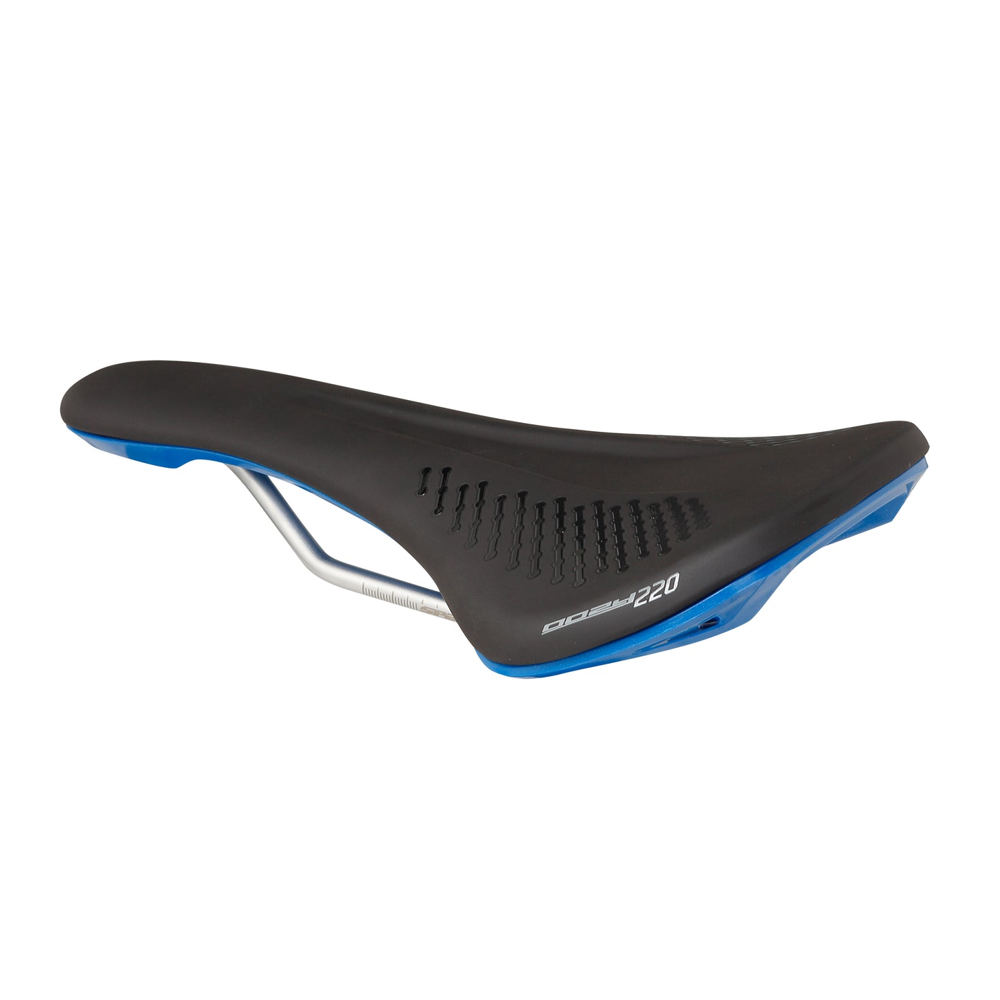 SPANK OOZY 220 144mm Sadel CrN/Ti Skinner Blå