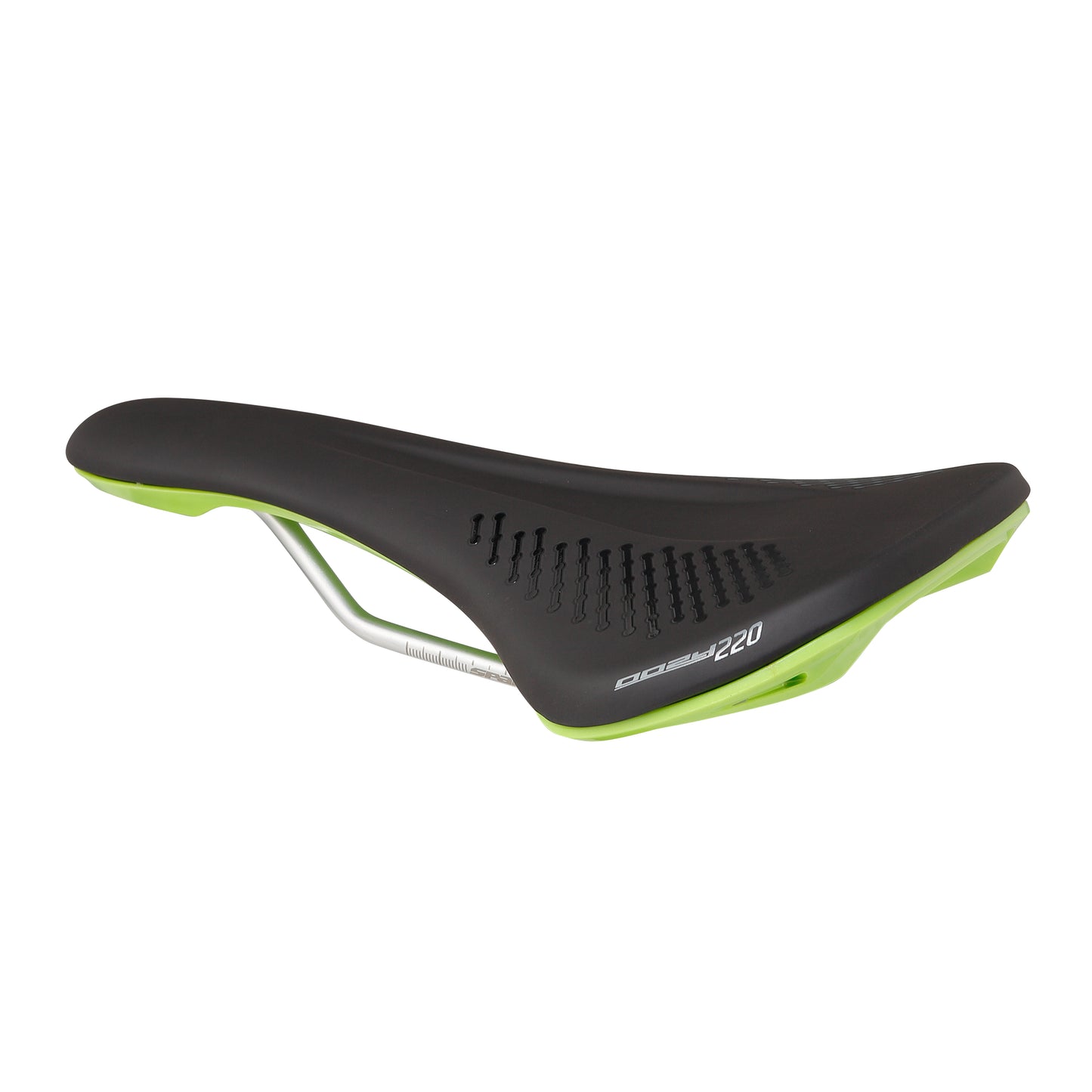 SPANK OOZY 220 144mm Sadel CrN/Ti Skinner Grøn