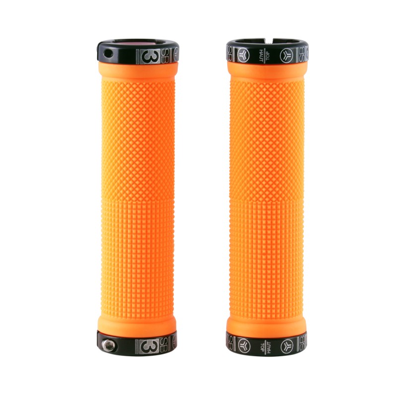 Chwyty SB3 KHEOPS Lock-On 129 mm pomarańczowy fluo