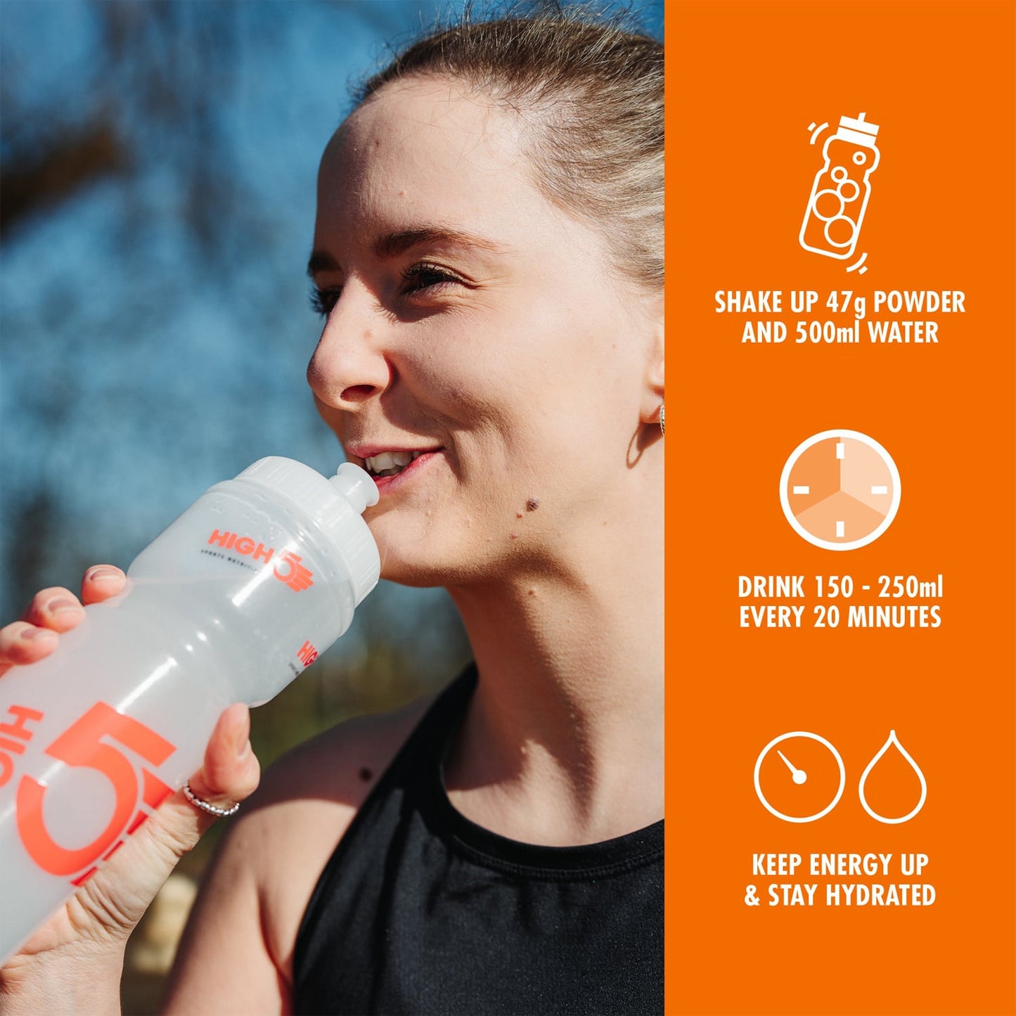 High5 ENERGY DRINK (2,2kg) Pomarańczowy