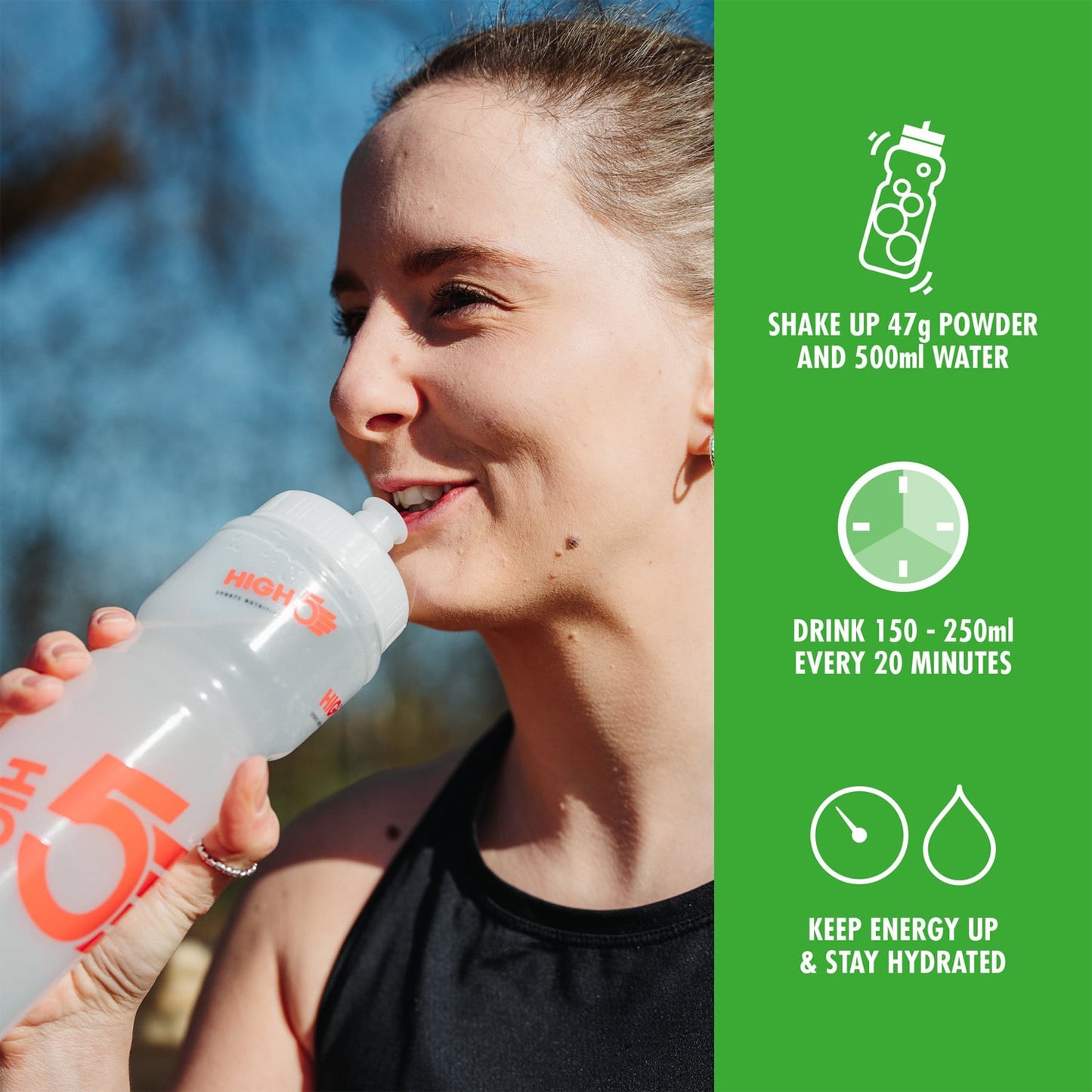 Energidryck High5 ENERGY DRINK CAFFEINE (2,2 kg) Lemon