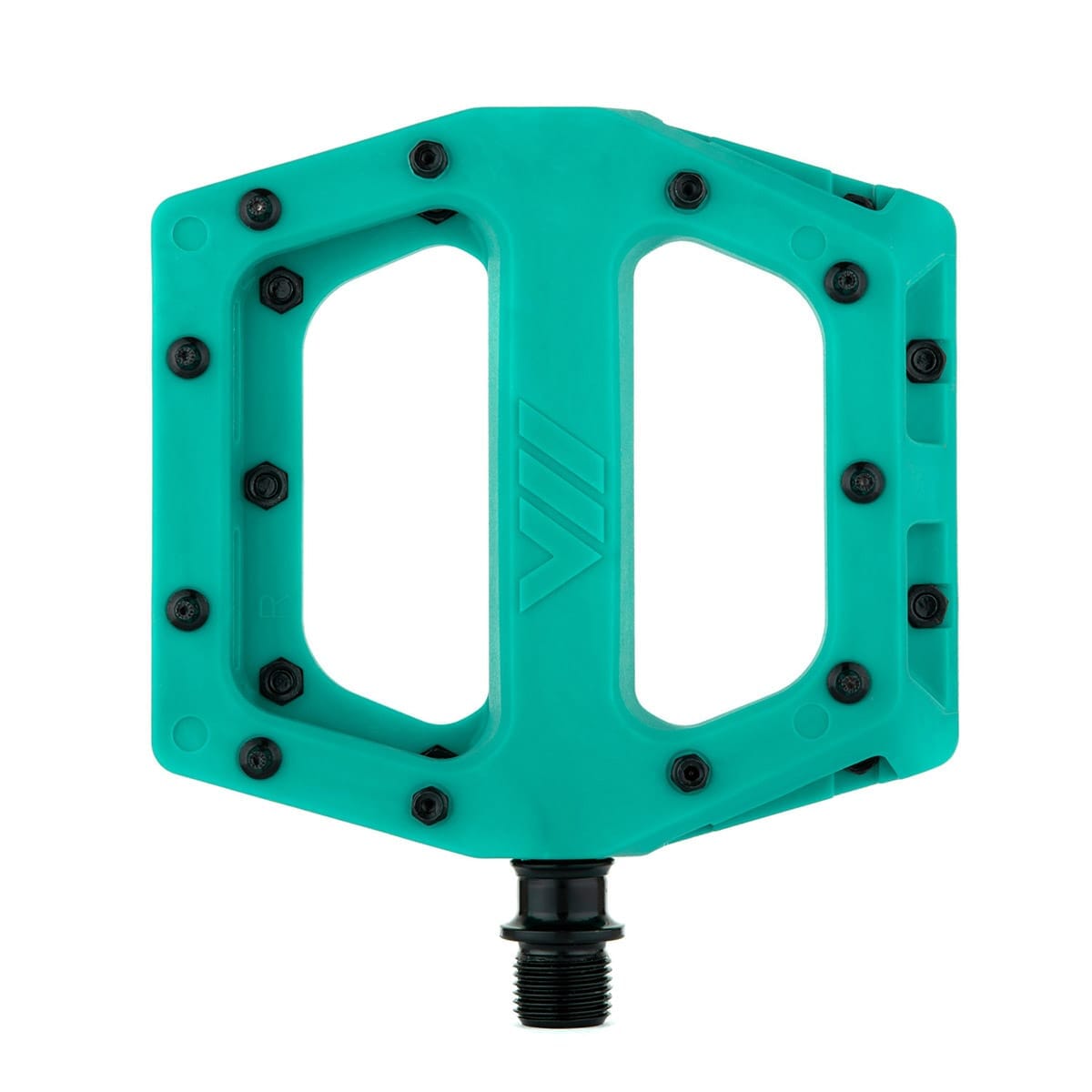 DMR V11 plattpedaler turkos
