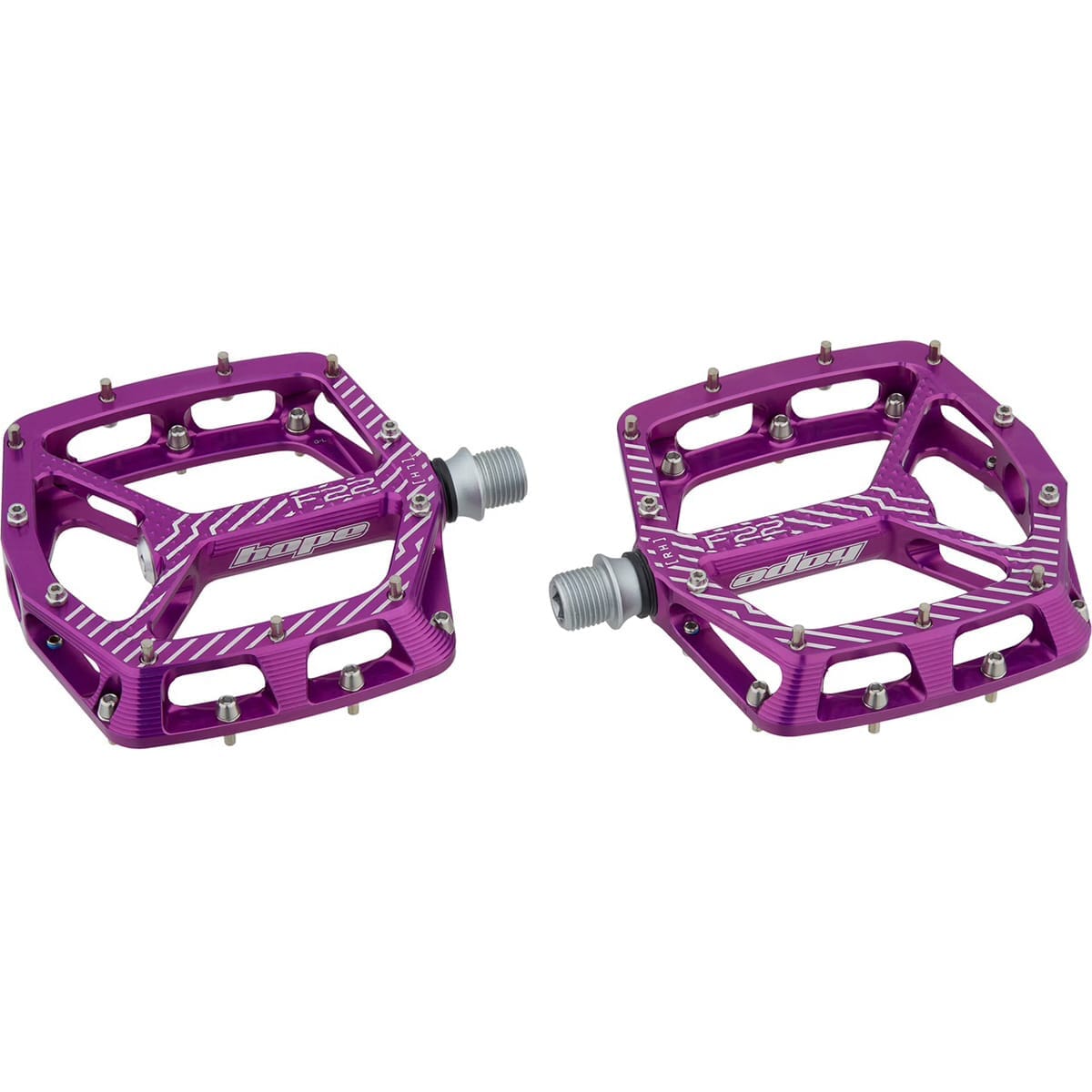 HOPE F22 Lila plattpedaler