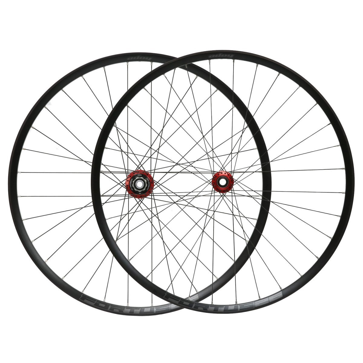 Par HOPE FORTUS 26 W 29" PRO 5-hjul 15X110mm/12x148mm Boost Red