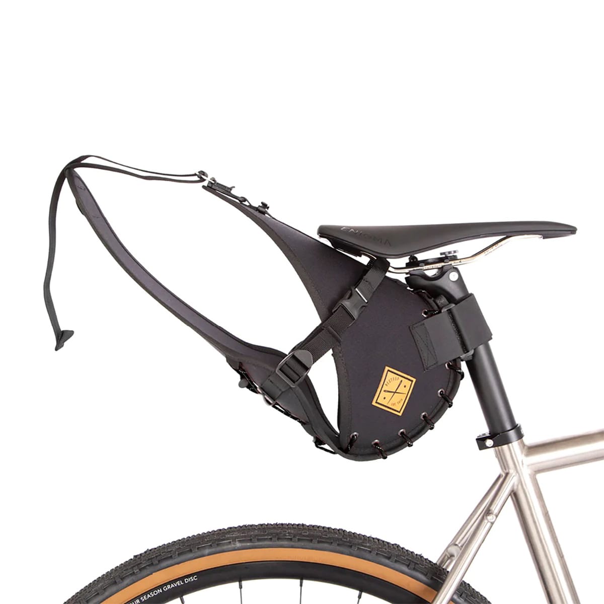 Sadelväska RESTRAP SADDLE BAG 14 L Black + DRY BAG 14 L Black