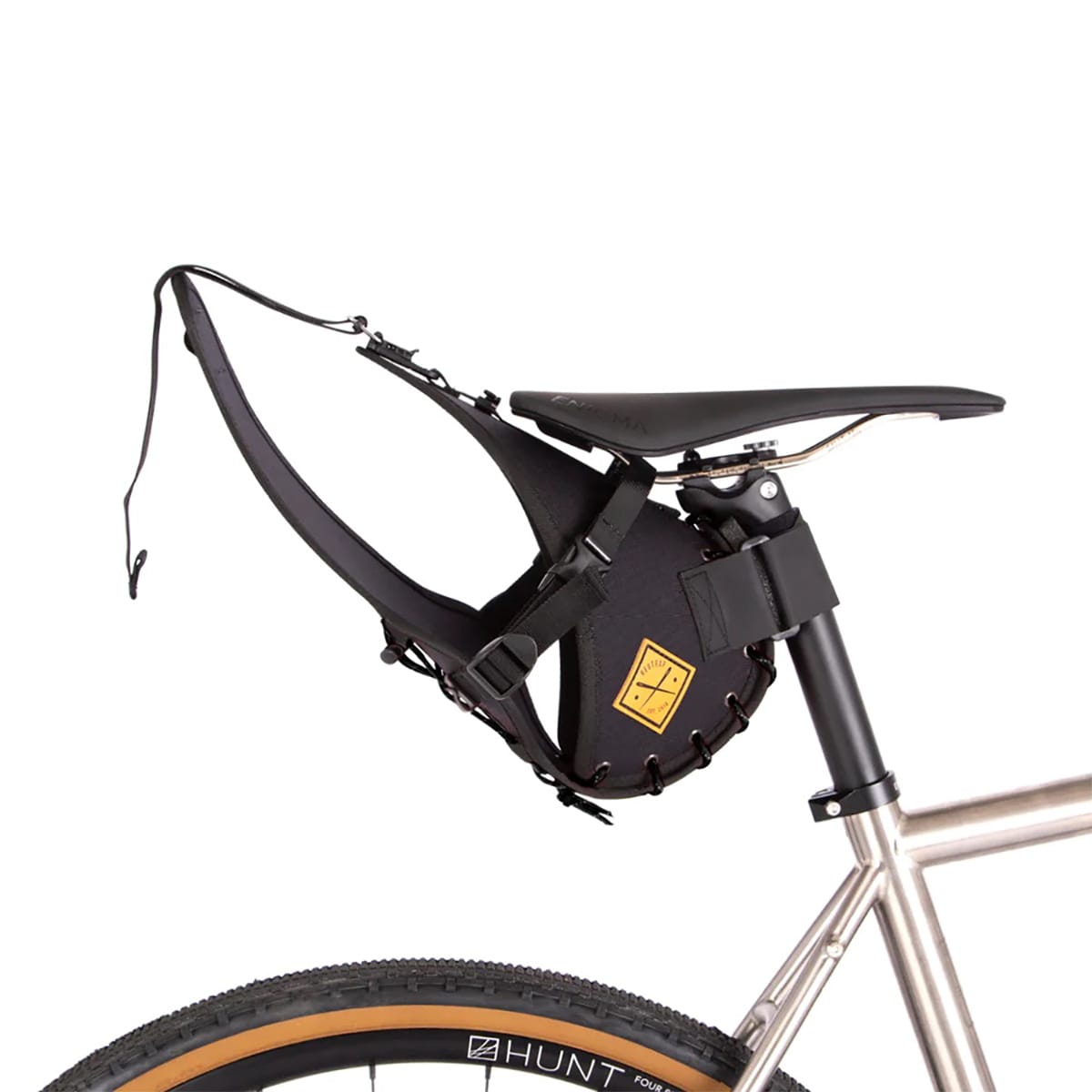 Sadeltaske RESTRAP SADDLE BAG 8 L Black + DRY BAG 8 L Black