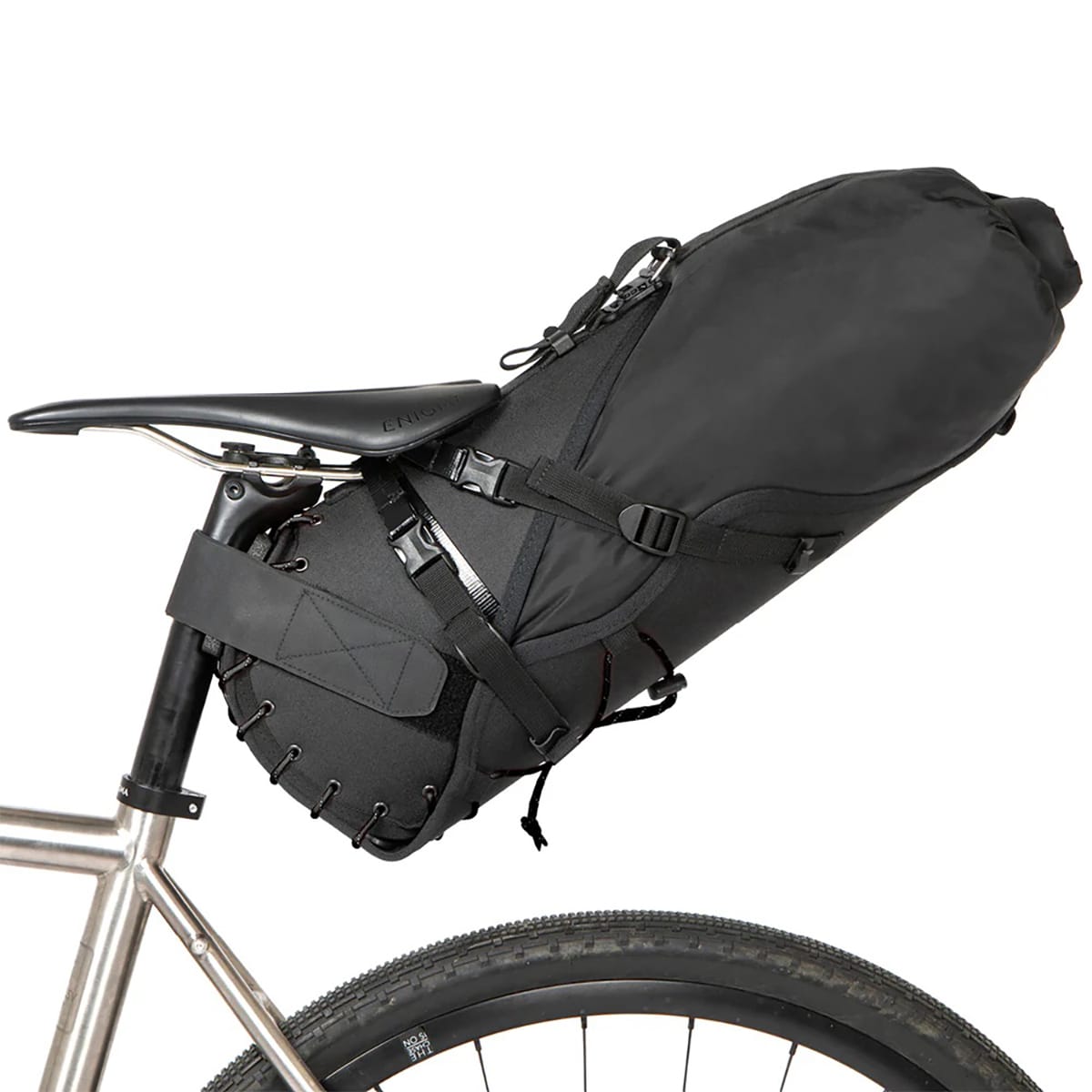 RESTRAP SADDLE BAG 18 L Black + DRY BAG Black