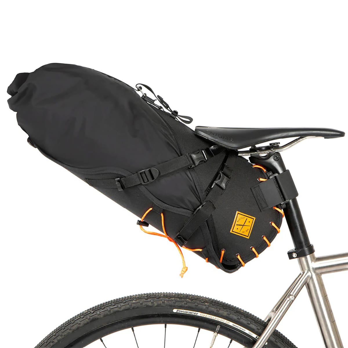 RESTRAP SADDLE BAG 18 L Orange + DRY BAG Sort