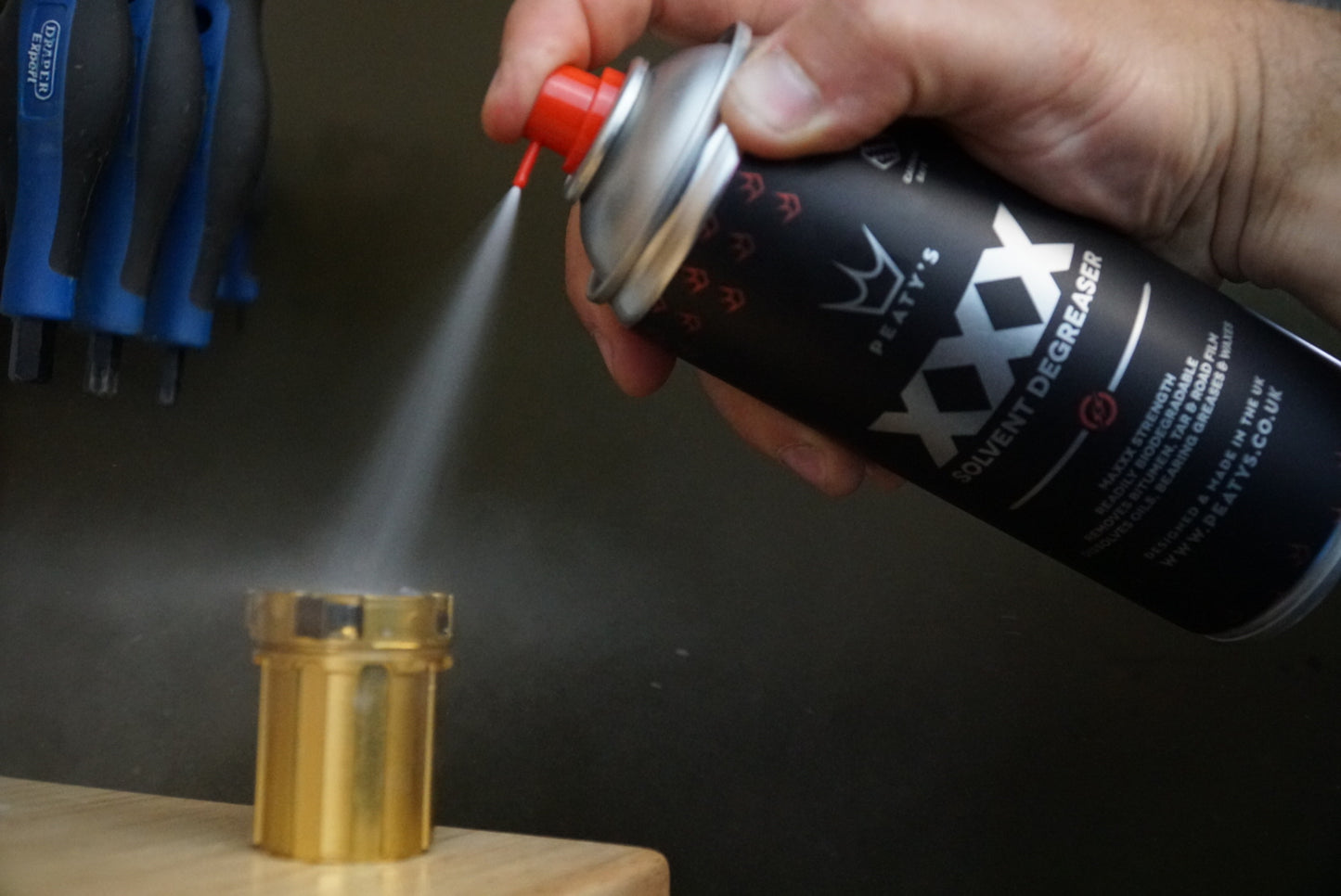 PEATY'S AEROSOL opløsningsmiddel til affedtning (400 ml)