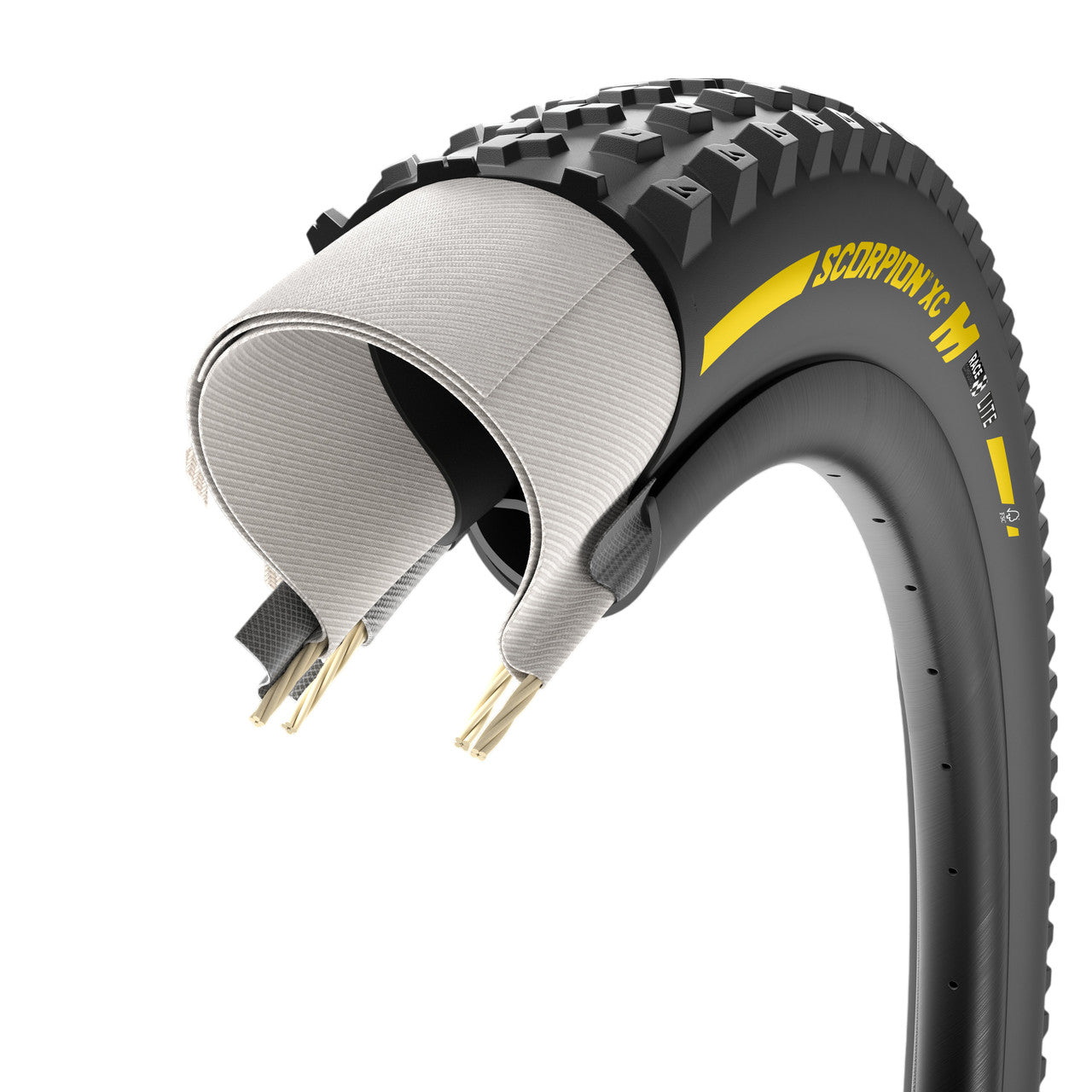 PIRELLI SCORPION RACE XC M 29x2.40 Tubeless Ready Soft Yellow Team Edition-dæk