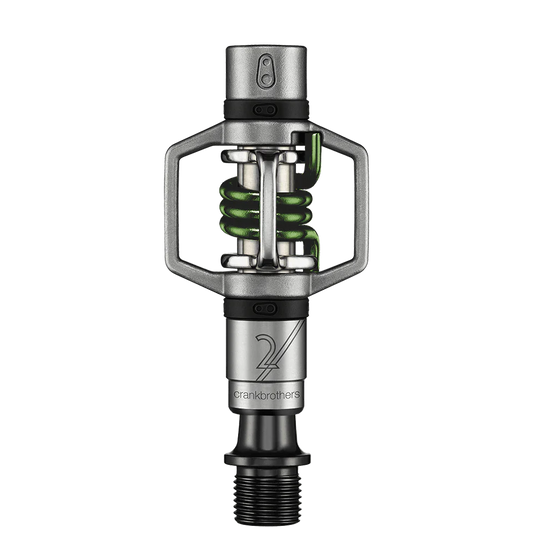 CRANKBROTHERS EGG BEATER 2 pedaler Silver / Grön