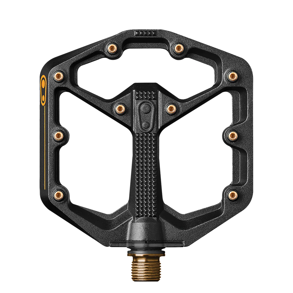CRANKBROTHERS STAMP 11 Små platta pedaler Svart/Guld