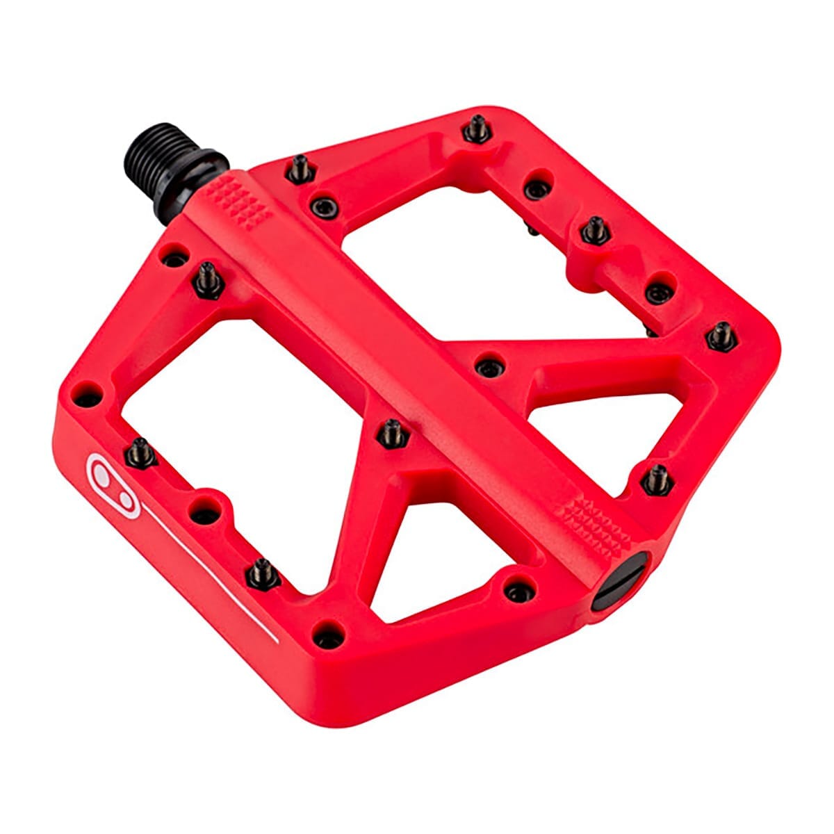 CRANKBROTHERS STAMP 1 Små platta pedaler Röd