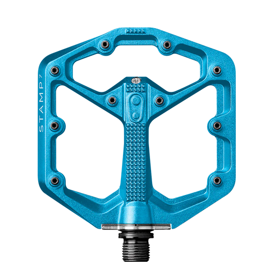 CRANKBROTHERS STAMP 7 Małe płaskie pedały Niebieski