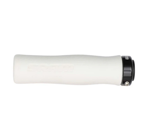 Chwyty SRAM FOAM CONTOUR Lock-On 129 mm białe