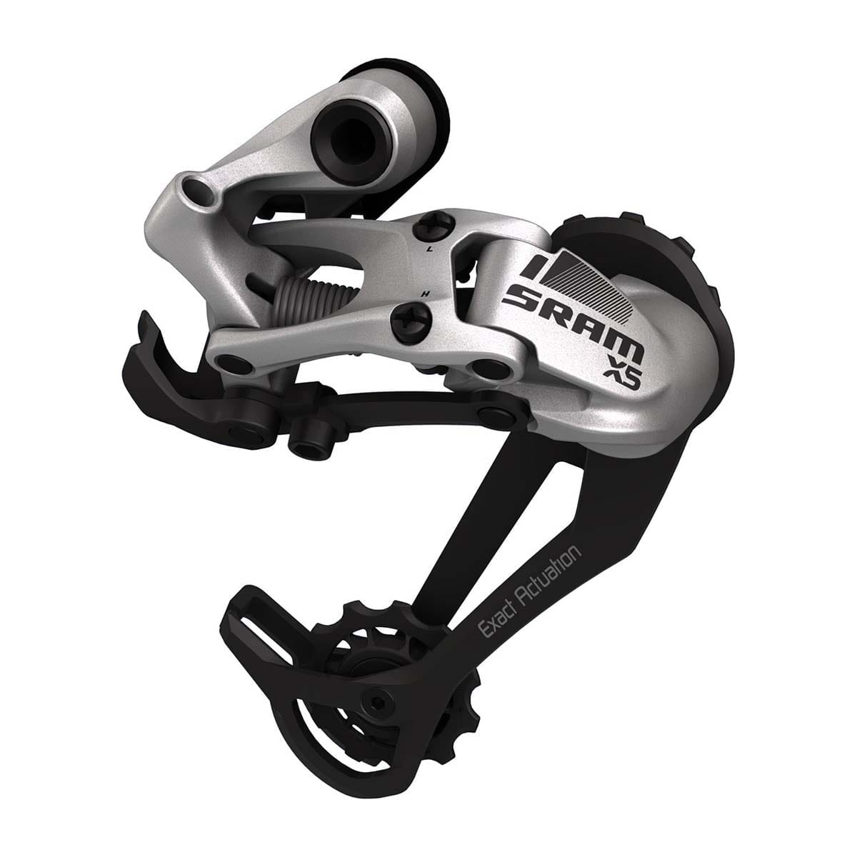 SRAM X5 9-växlad bakväxel Medium Cage Silver
