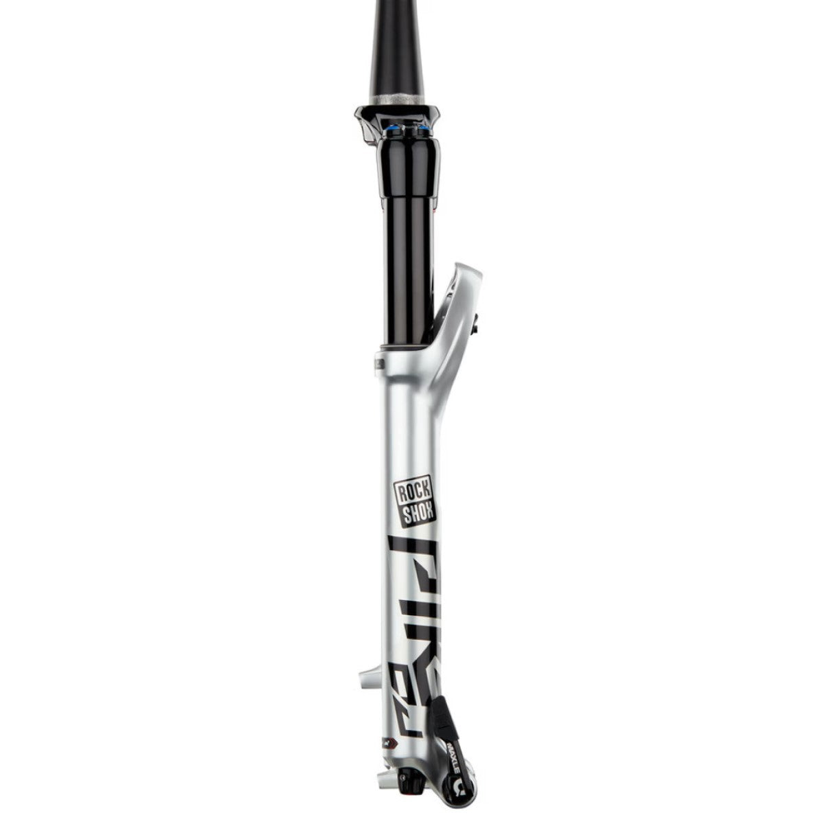 Widelec stożkowy ROCKSHOX PIKE DJ 26 CHARGER SoloAir Axle 15x100 mm srebrny