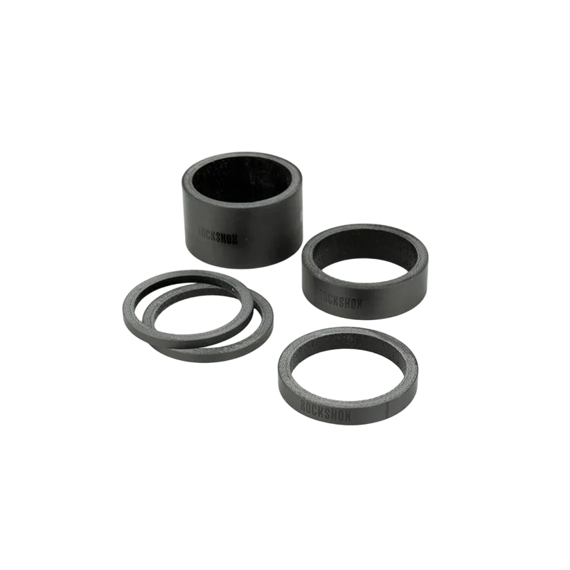 ROCKSHOX UD Carbon Headset Spacer Kit 1"1/8 Svart
