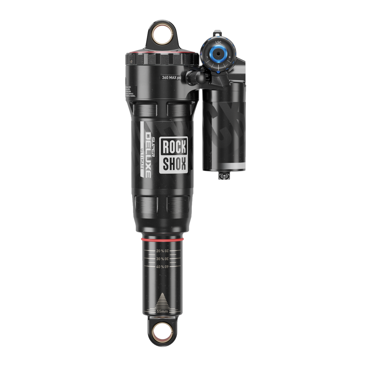 Amortisseur ROCKSHOX SUPER DELUXE Ultimate RC2T HBO DEBONAIR+ Progressive pour Trek Rail 2020+